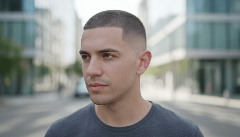 Buzz Cut with Line-Up