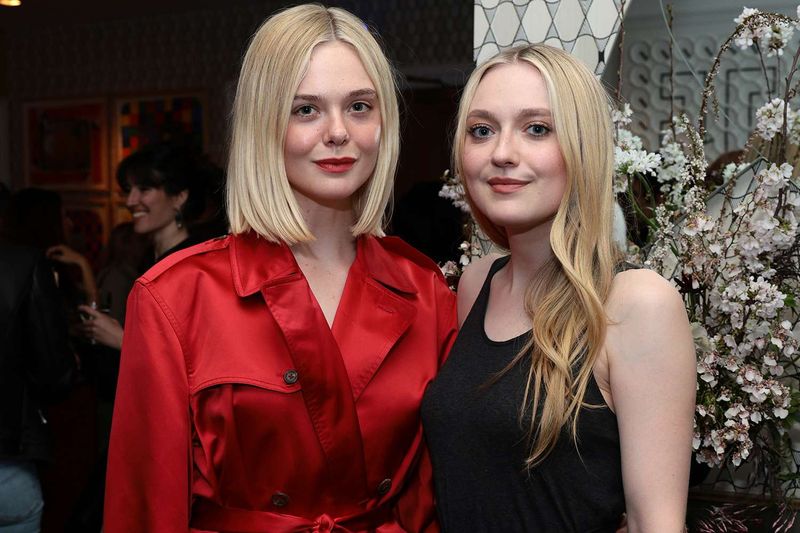 Dakota Fanning and Her Sister Elle Fanning