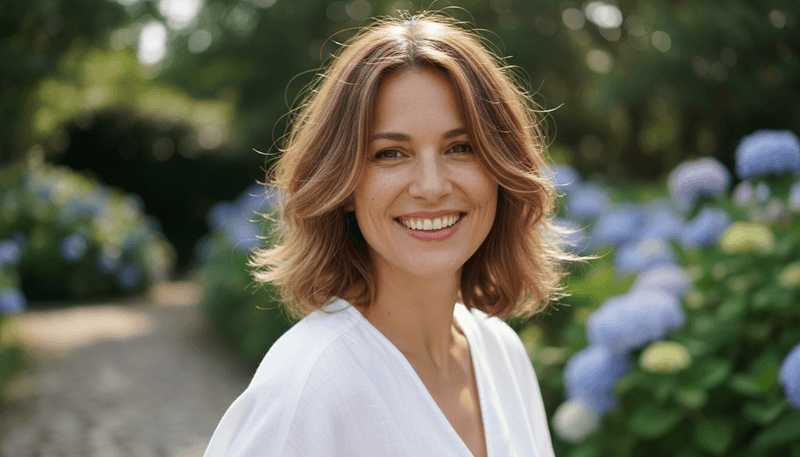 Feathered Shoulder-Length Cut