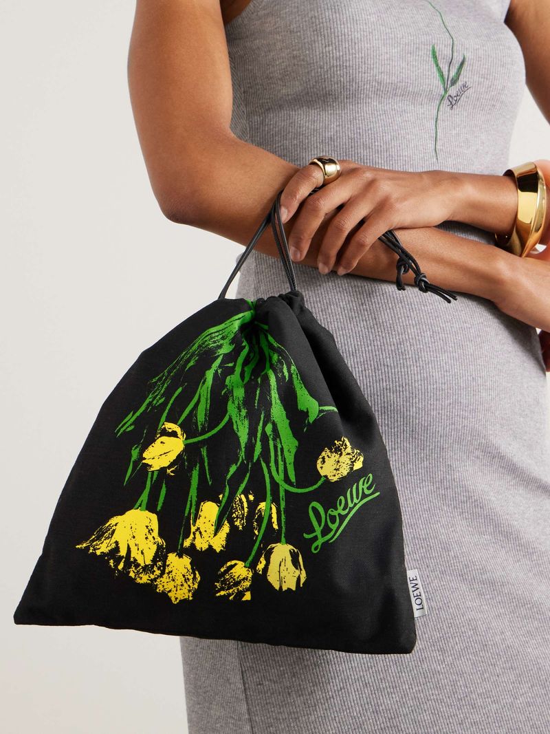 Floral-Print Bags with Romantic Pastel Mixes