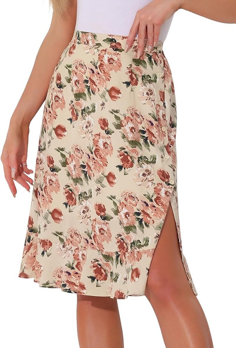 Flowy Midi Skirt or Casual Dress