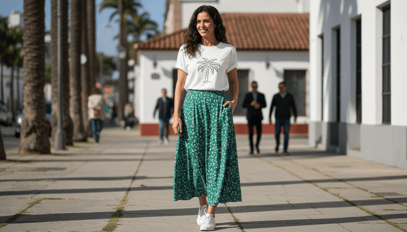 Graphic Tee + Sneakers