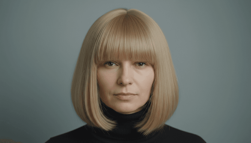 Heavy, Straight-Across Bangs