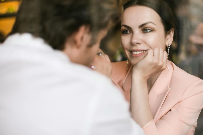 Her Body Naturally Leans Toward You