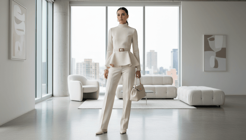 In Minimal, Monochrome Looks