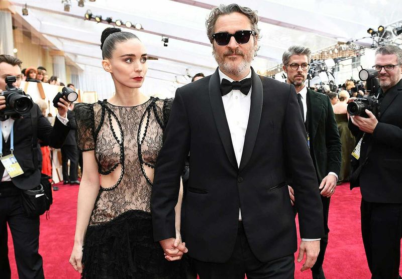 Joaquin Phoenix and Rooney Mara