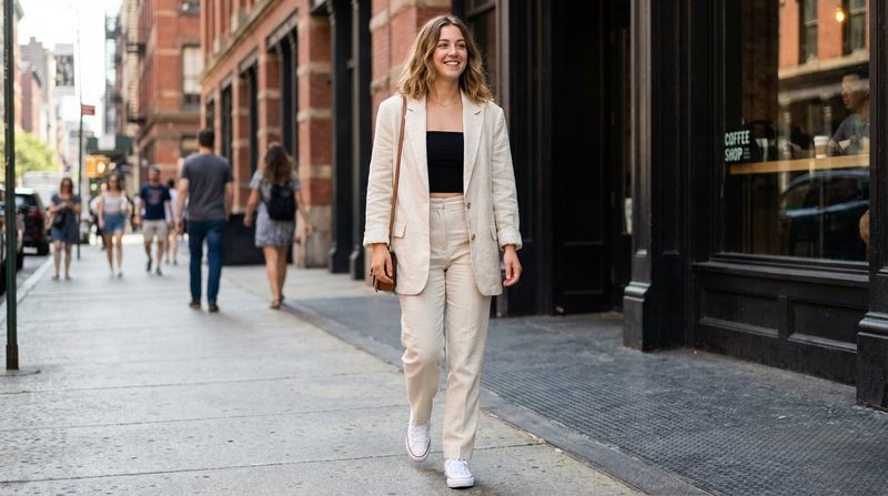 Layer Under an Oversized Blazer