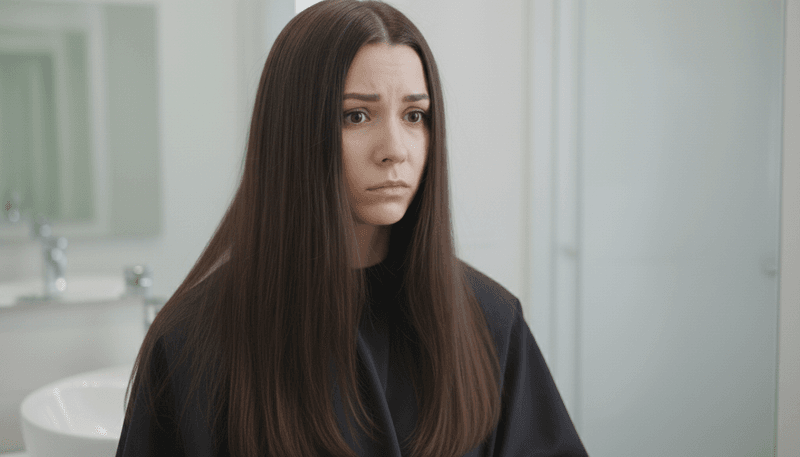 Long Hair with No Shape (Over-Trimmed Ends)