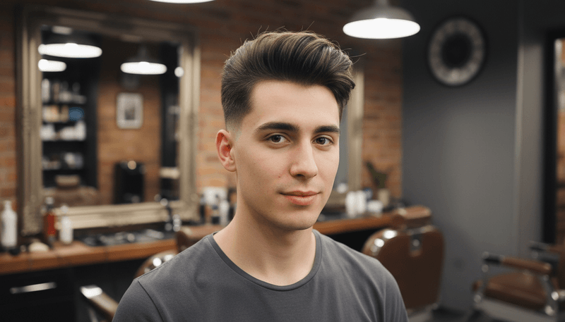 Low Taper Fade with Volume