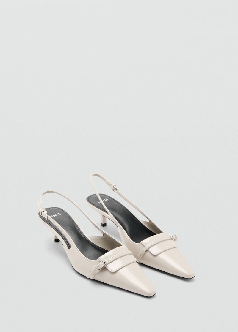 Mango Slingback Kitten Heel 