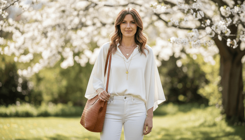 Monochrome White + Gold Accents