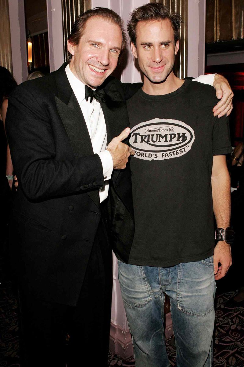 Ralph Fiennes and His Brother Joseph Fiennes