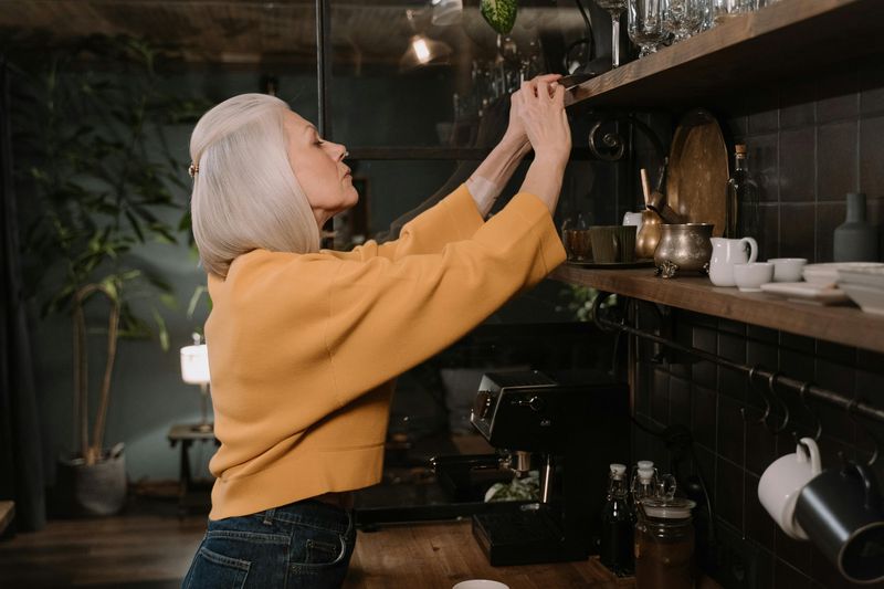 Reach Overhead to Grab Something From a Shelf