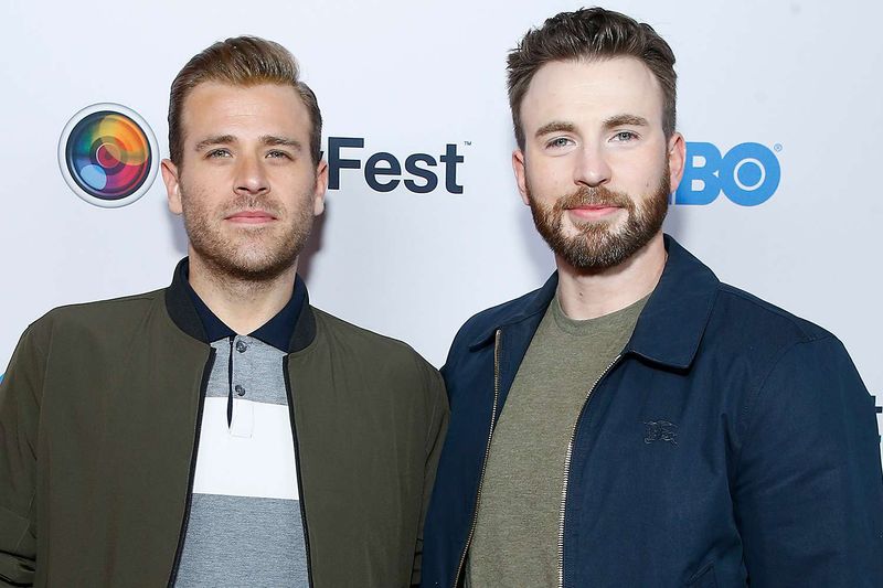 Chris Evans and His Brother Scott Evans 