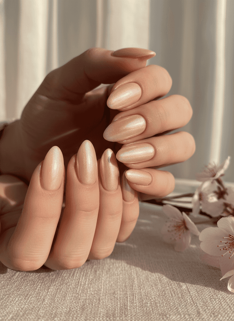 Champagne Chrome Veil