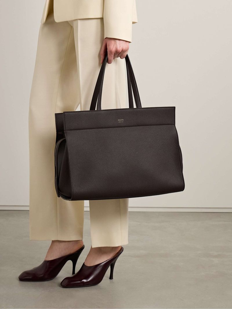 Structured Leather Tote
