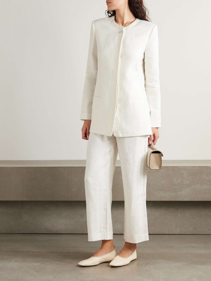 Tailored Linen Blazer