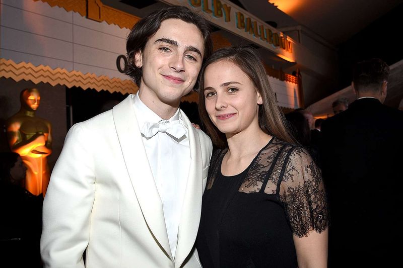 Timothée Chalamet and His Sister Pauline Chalamet