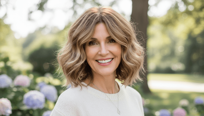 Wavy Lob (Long Bob)