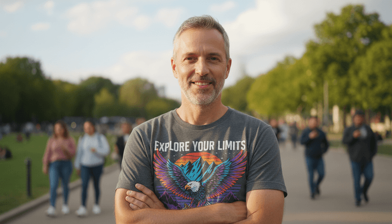 Wearing Loud Logos or Graphics