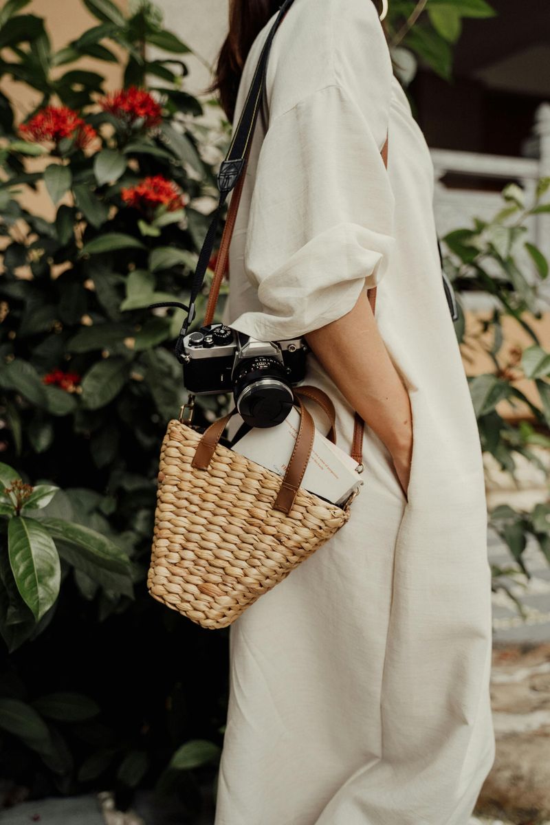 Woven or Straw Bag