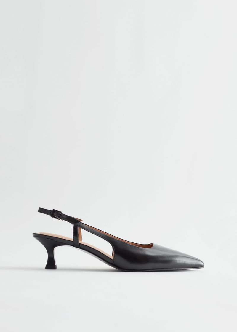 & Other Stories Pointed Toe Slingback Pumps