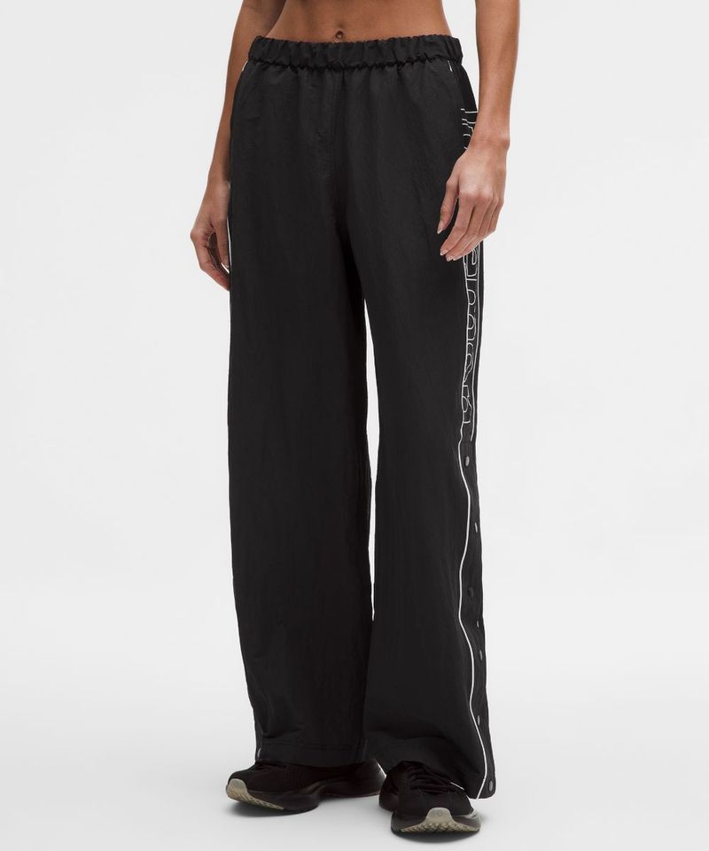 lululemon Crinkle Nylon Mid-Rise Track Pant (Wordmark)