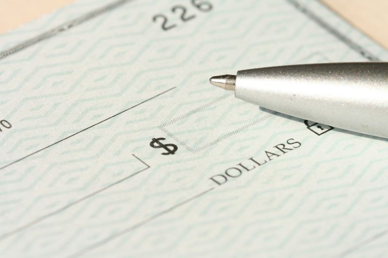 A Checkbook (or at Least a Single Blank Check)