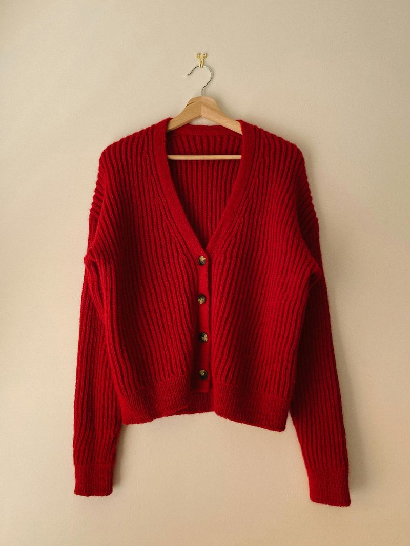 A Fine-Knit Cardigan