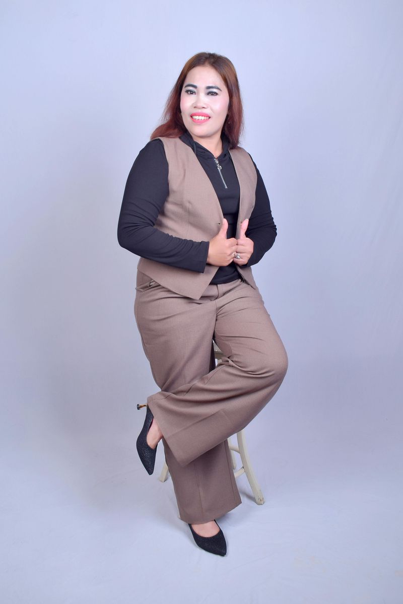 A Matching Vest-and-Trouser Set