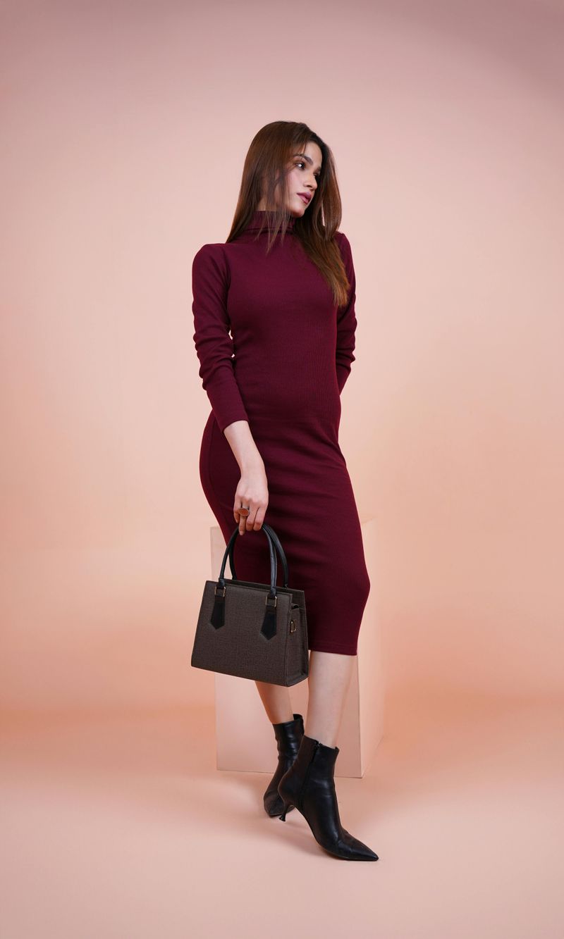A Polished Knit Dress