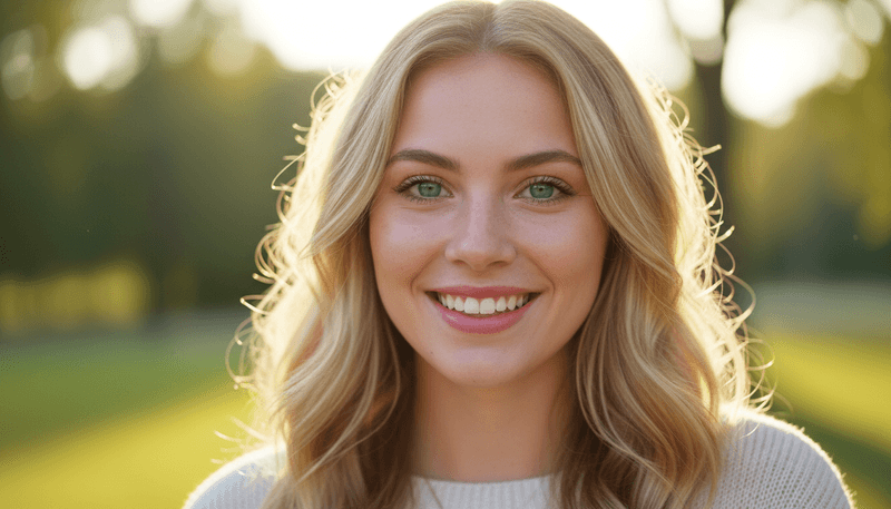 Blonde Hair + Blue Eyes