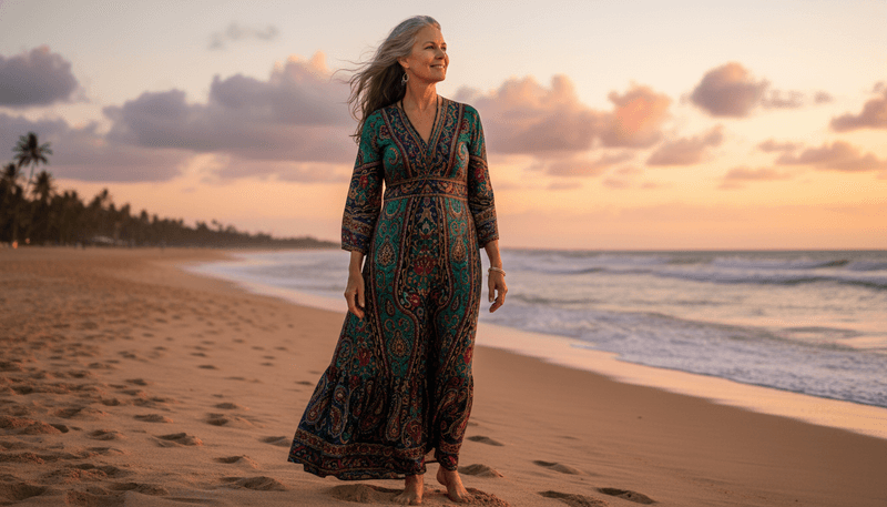 Boho-Inspired Printed Maxis