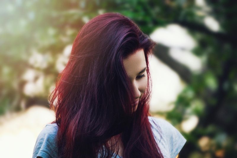 Deep Burgundy Red
