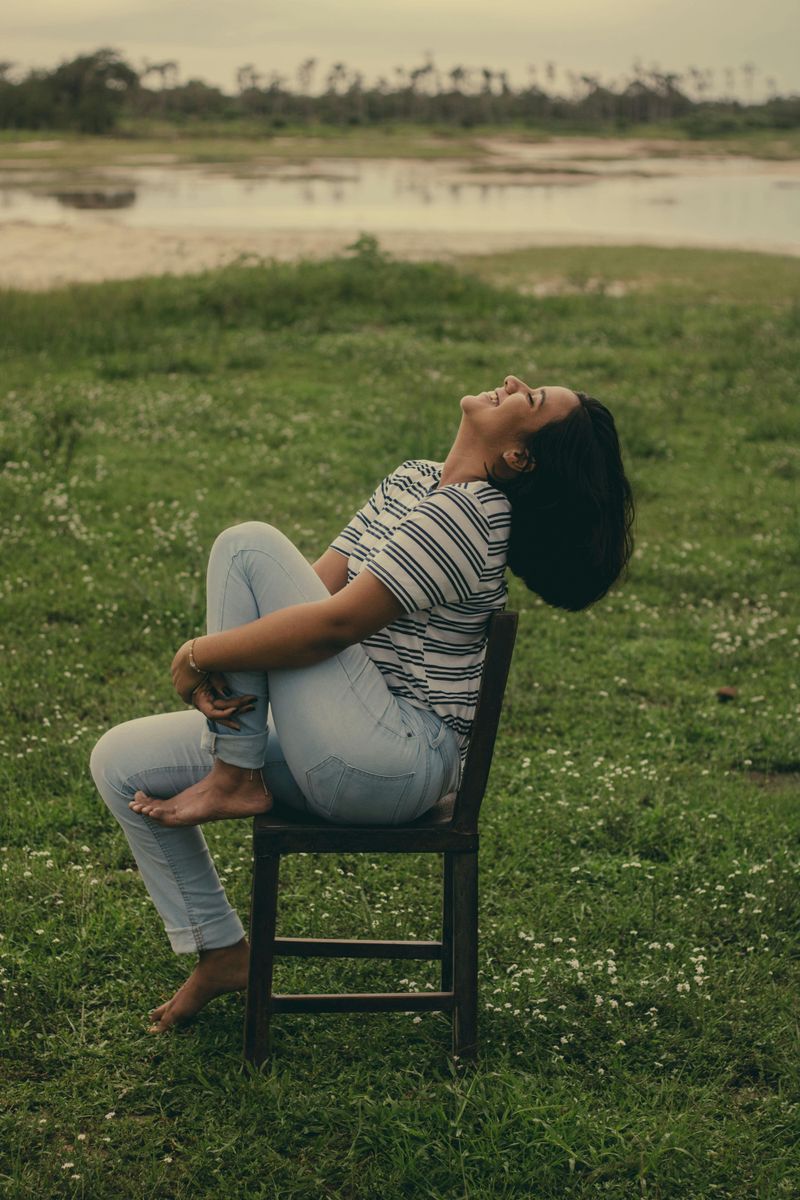 Her Happiness Feels Calm, Not Performative
