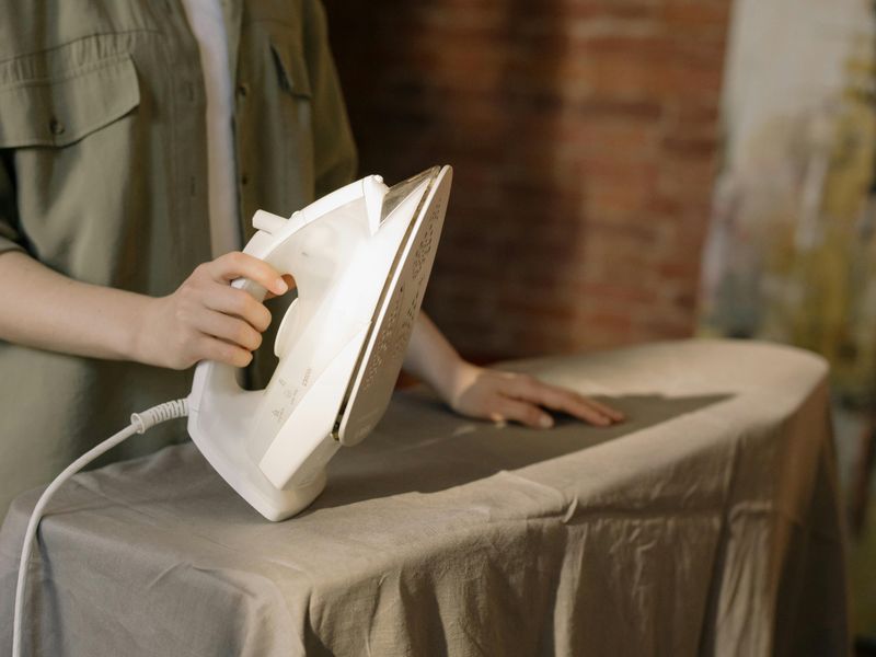 Ironing Sheets And Clothes