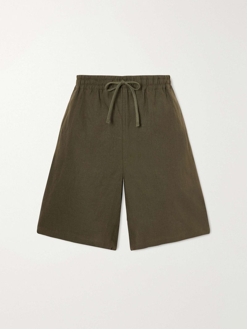 Linen Drawstring Shorts