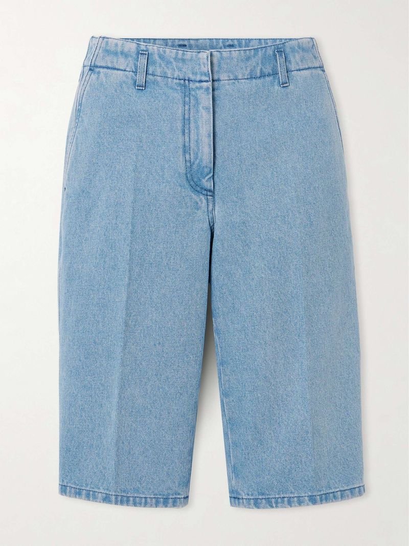 Long Denim Shorts (Tailored Jorts)