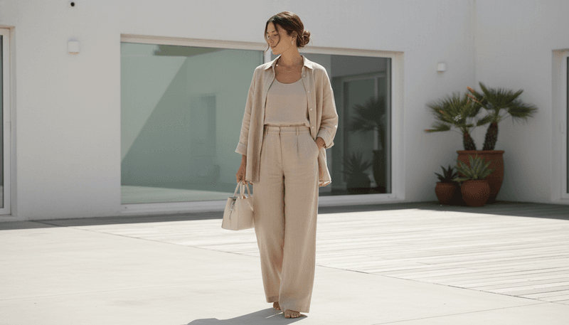 Monochrome Linen Set