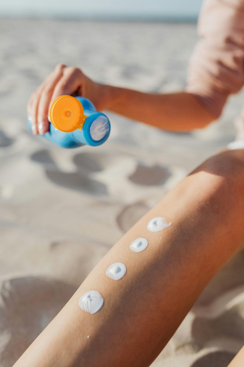 Neglecting Sunscreen