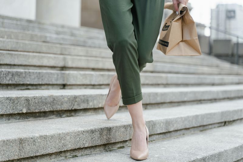 Nude or Low-Contrast Heels