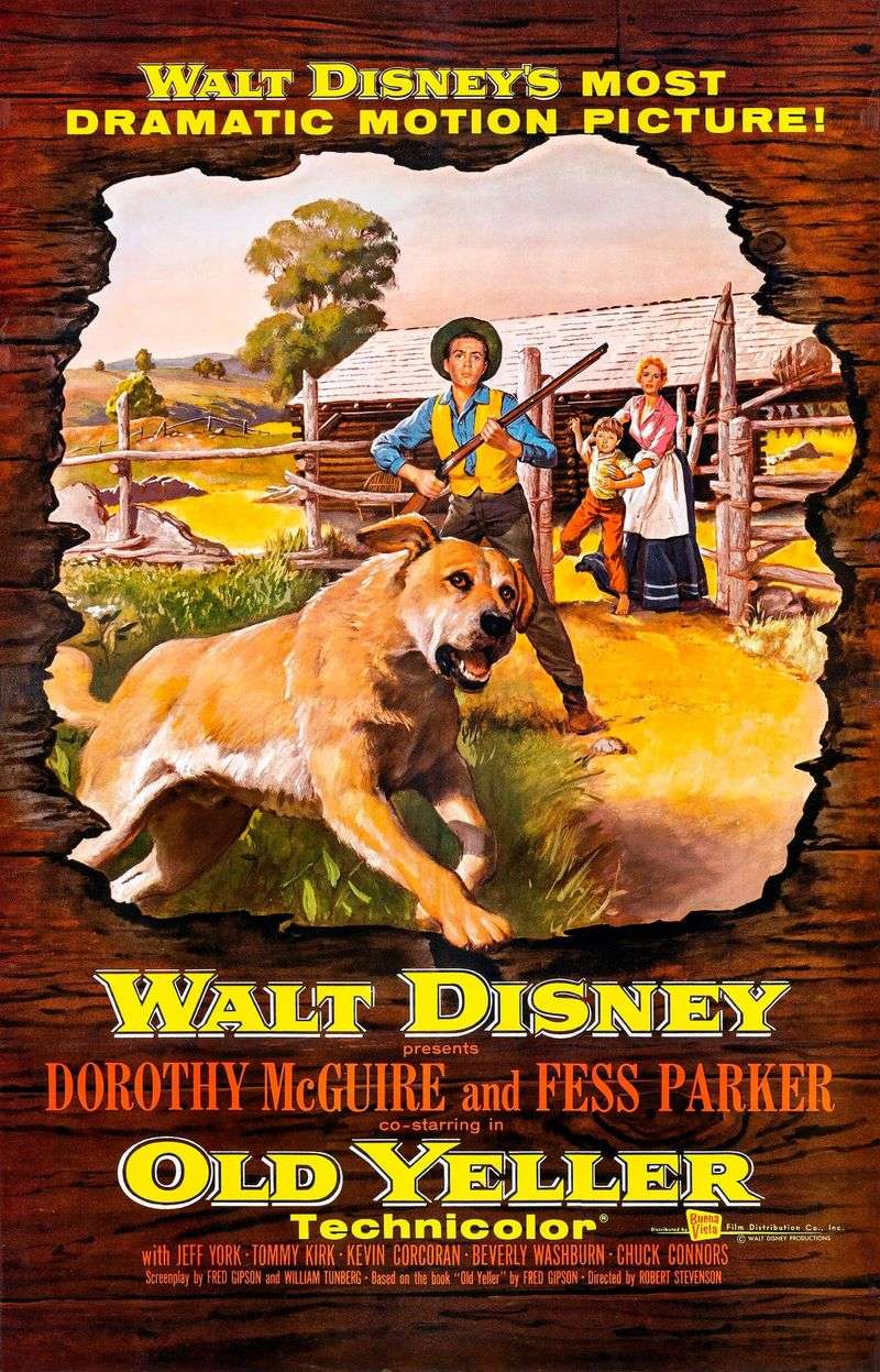 Old Yeller (1957) — Travis Coates and Old Yeller