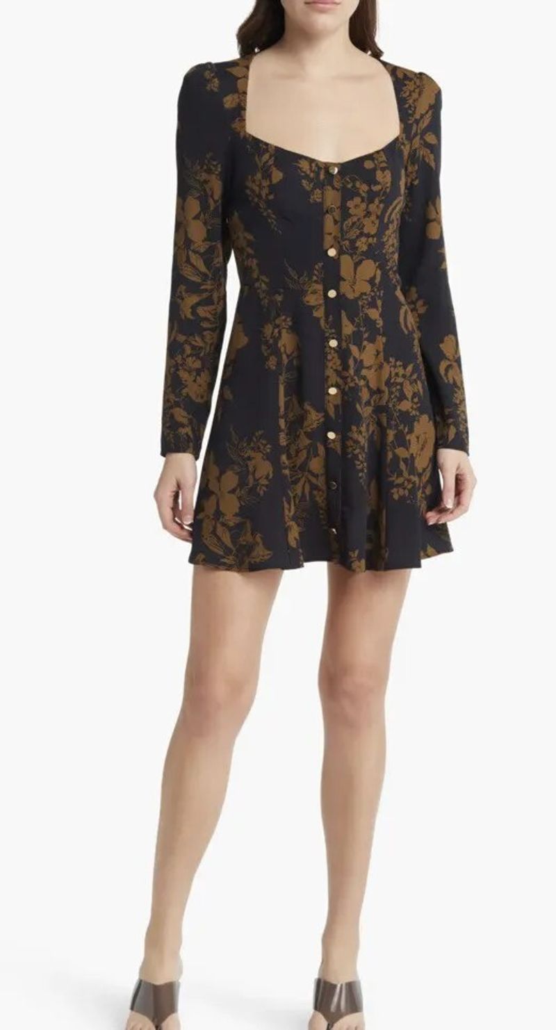 Reformation Indira Floral Mini Dress