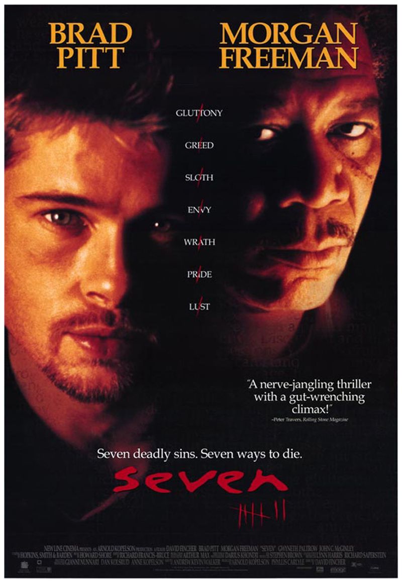 Se7en (1995) — A Serial Killer Turns Human Sin Into Pure Psychological Horror