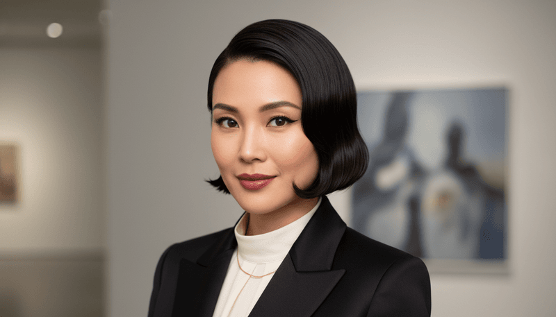 Side-Part Sculpted Bob