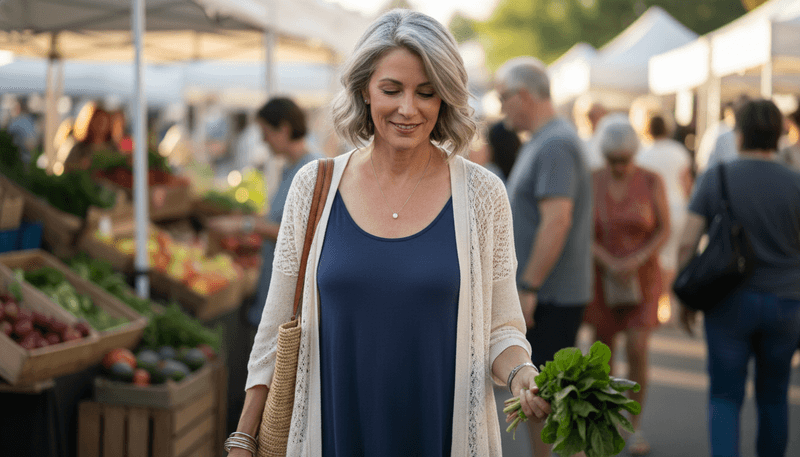Sleeveless Tank Dresses with Lightweight Cardigans