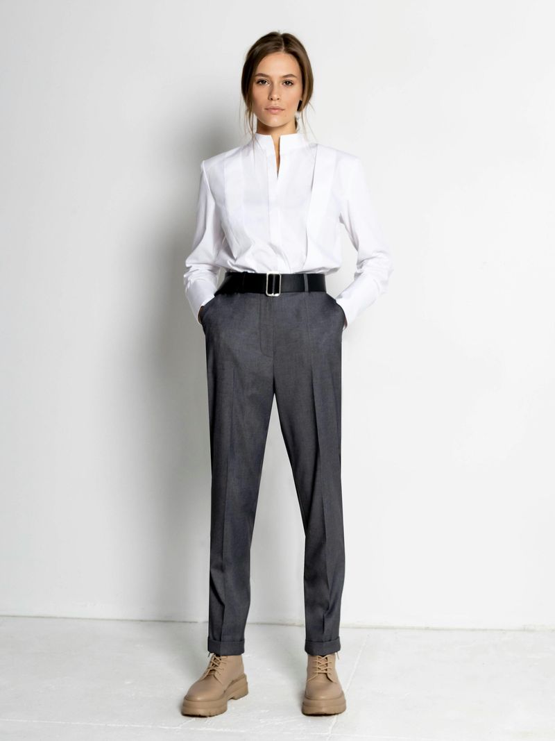 Straight-Leg Trousers