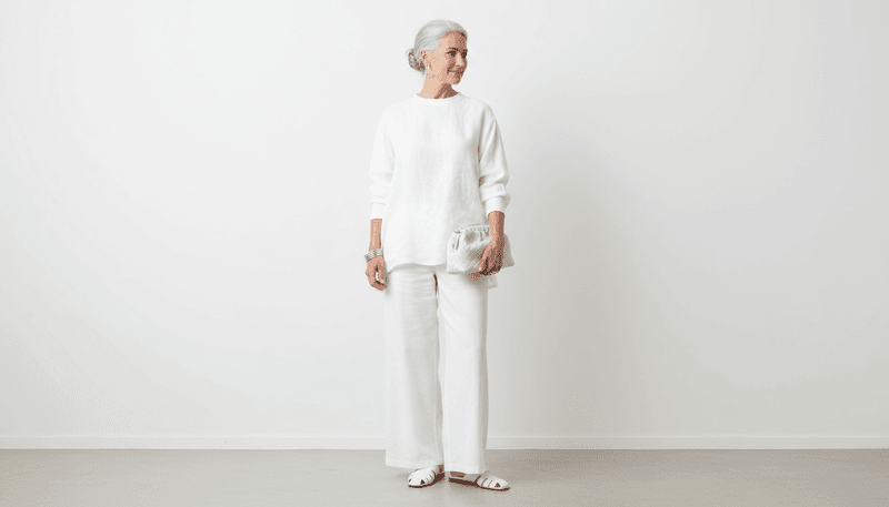 Styled Monochromatically With White Tones