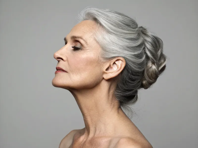 Swept-Back Updo