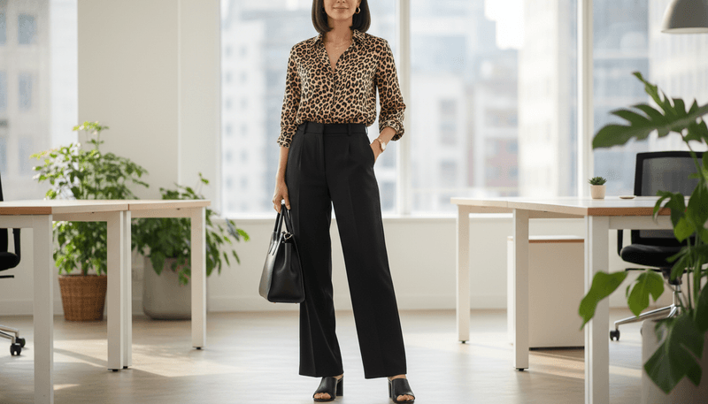 Tailored Black Pieces for Minimalist Polish